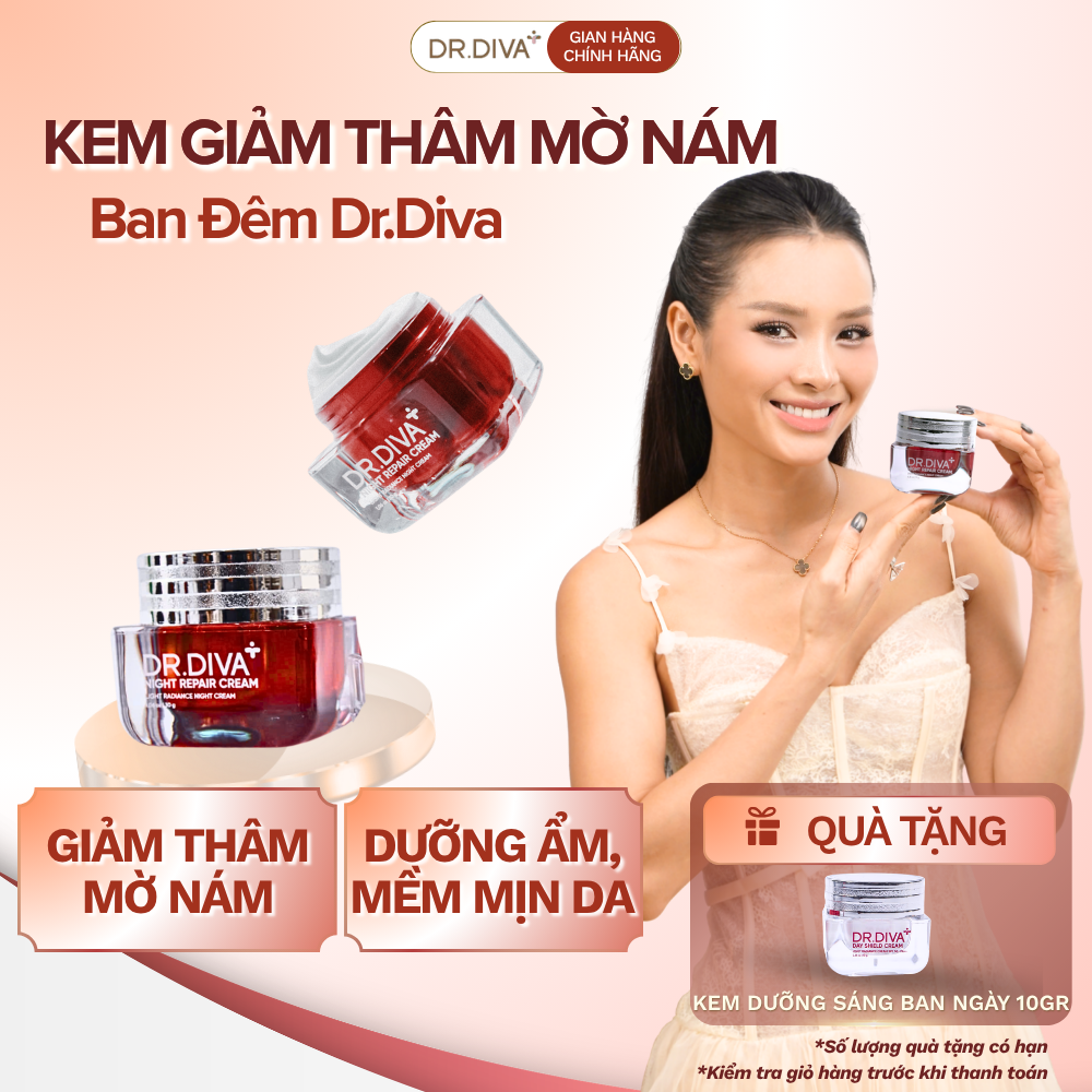 KEM DƯỠNG BAN ĐÊM DR.DIVA – NIGHT REPAIR CREAM (30g) 